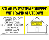 Hellermann 05-111 Rapid Shutdown Label Pack